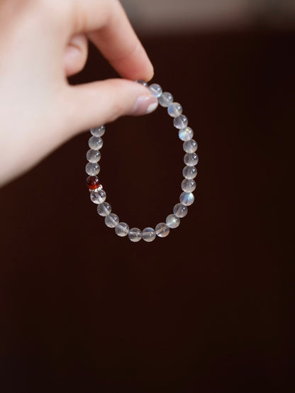 「Chinoiserie」Bright Spring  Sunstone Labradorite Bracelet