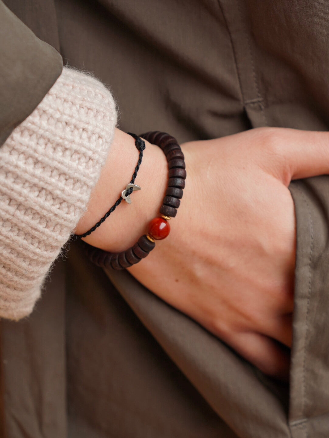 「Chinoiserie」Butterfly Braided Bracelet