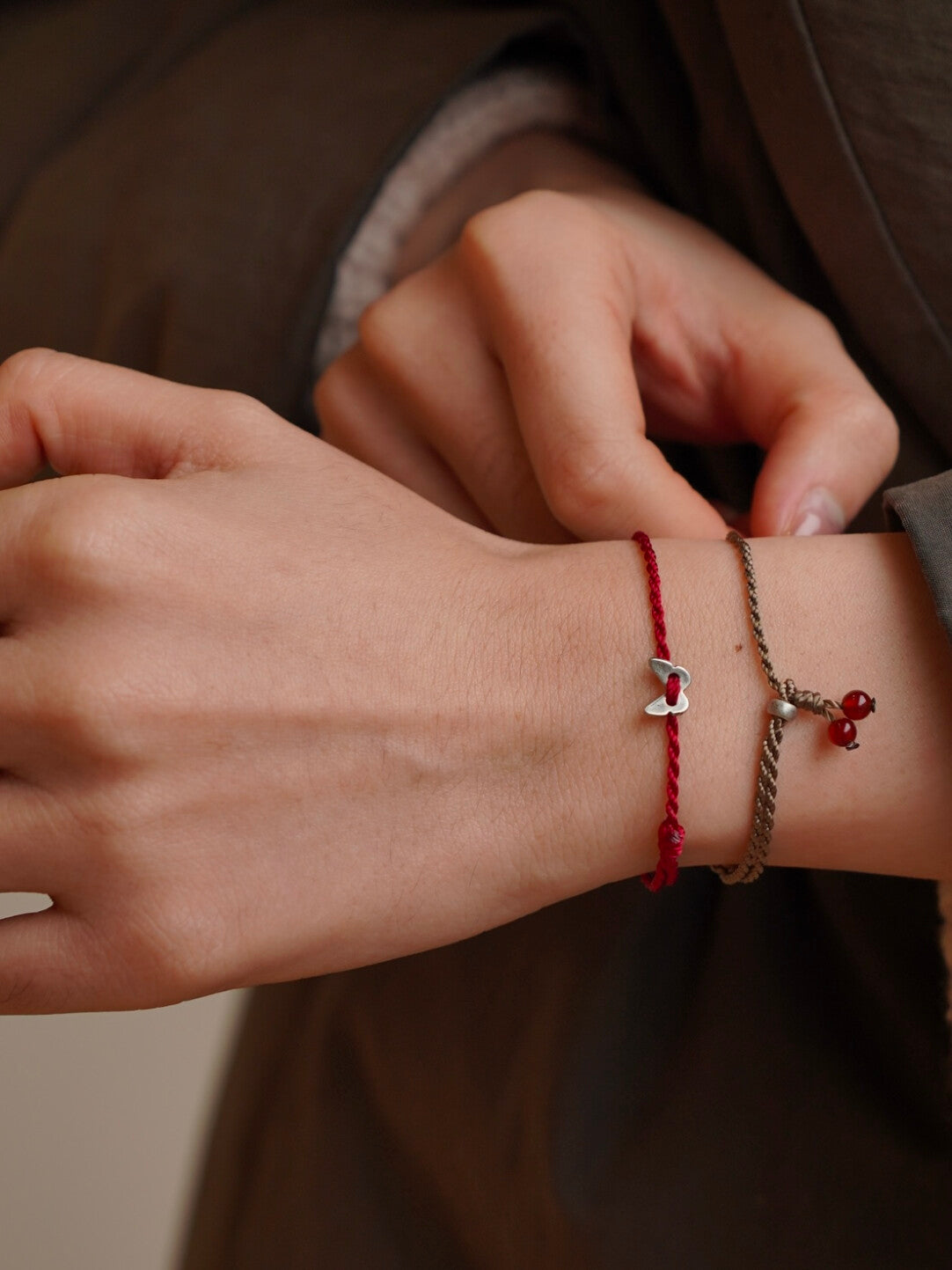 「Chinoiserie」Butterfly Braided Bracelet