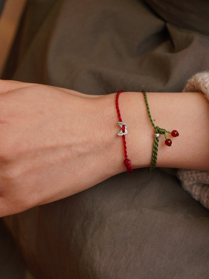 「Chinoiserie」Butterfly Braided Bracelet