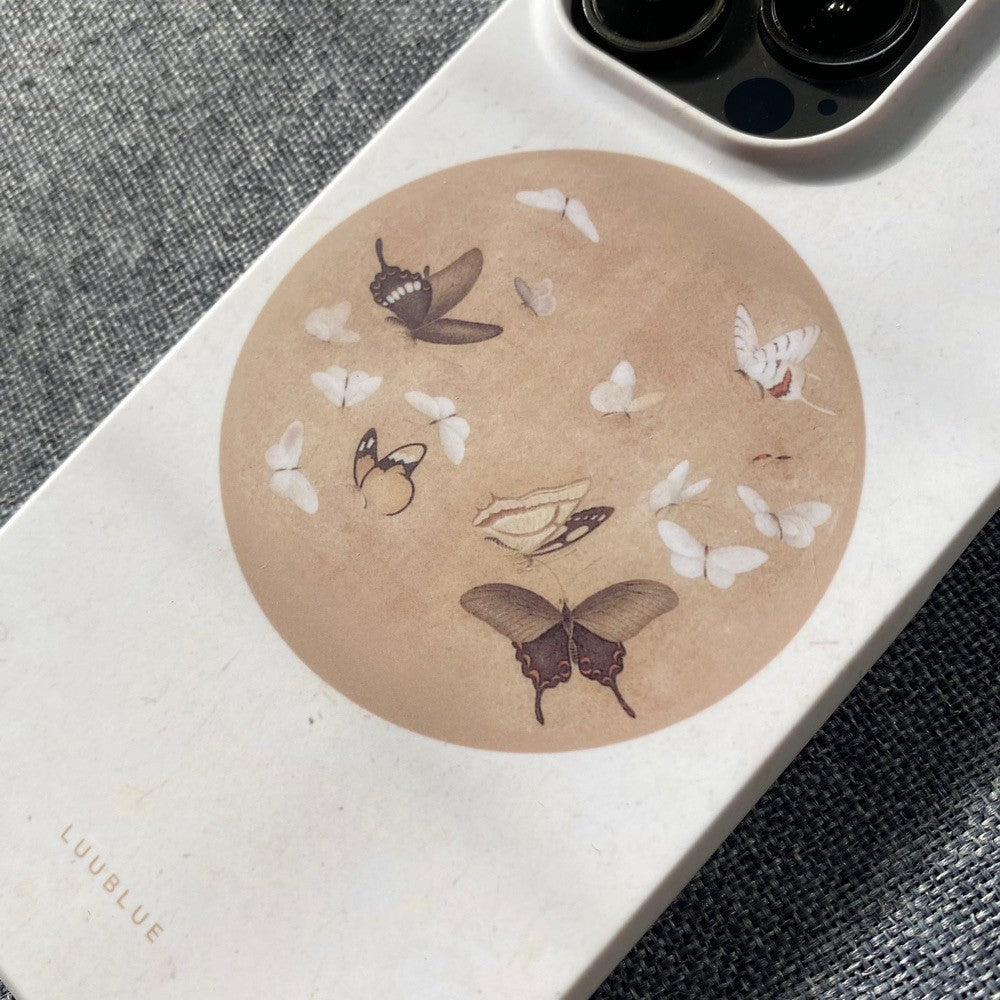 「Chinoiserie」 Butterfly Drawing Printed Phone Case