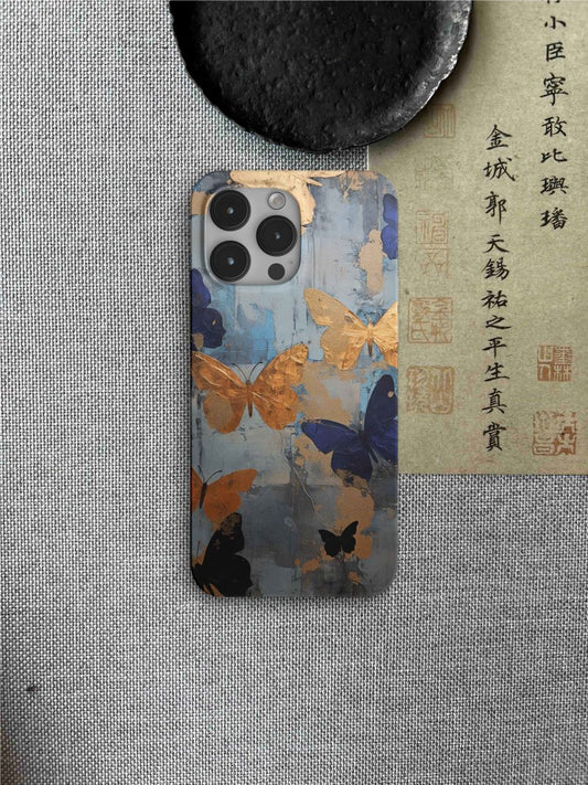 「Chinoiserie」Butterfly Fluttering Printed Phone Case