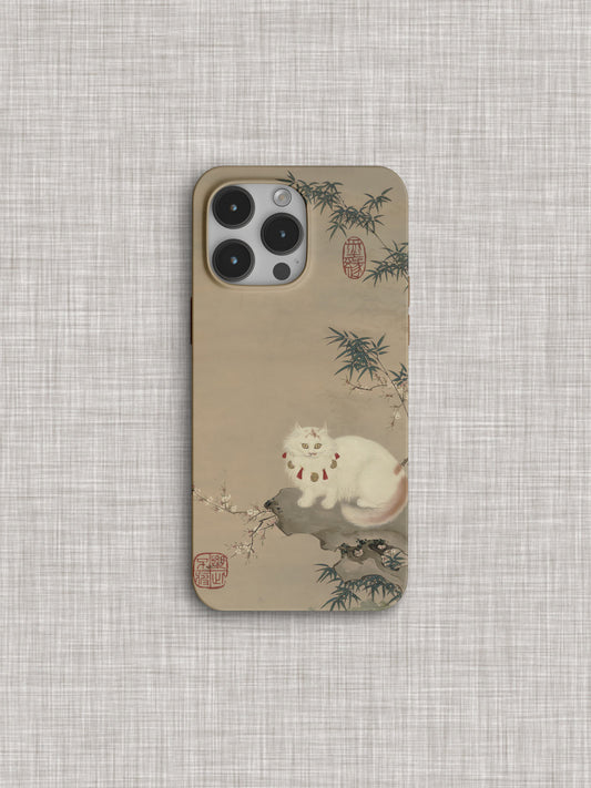 「Chinoiserie」Cat Printed Phone Case