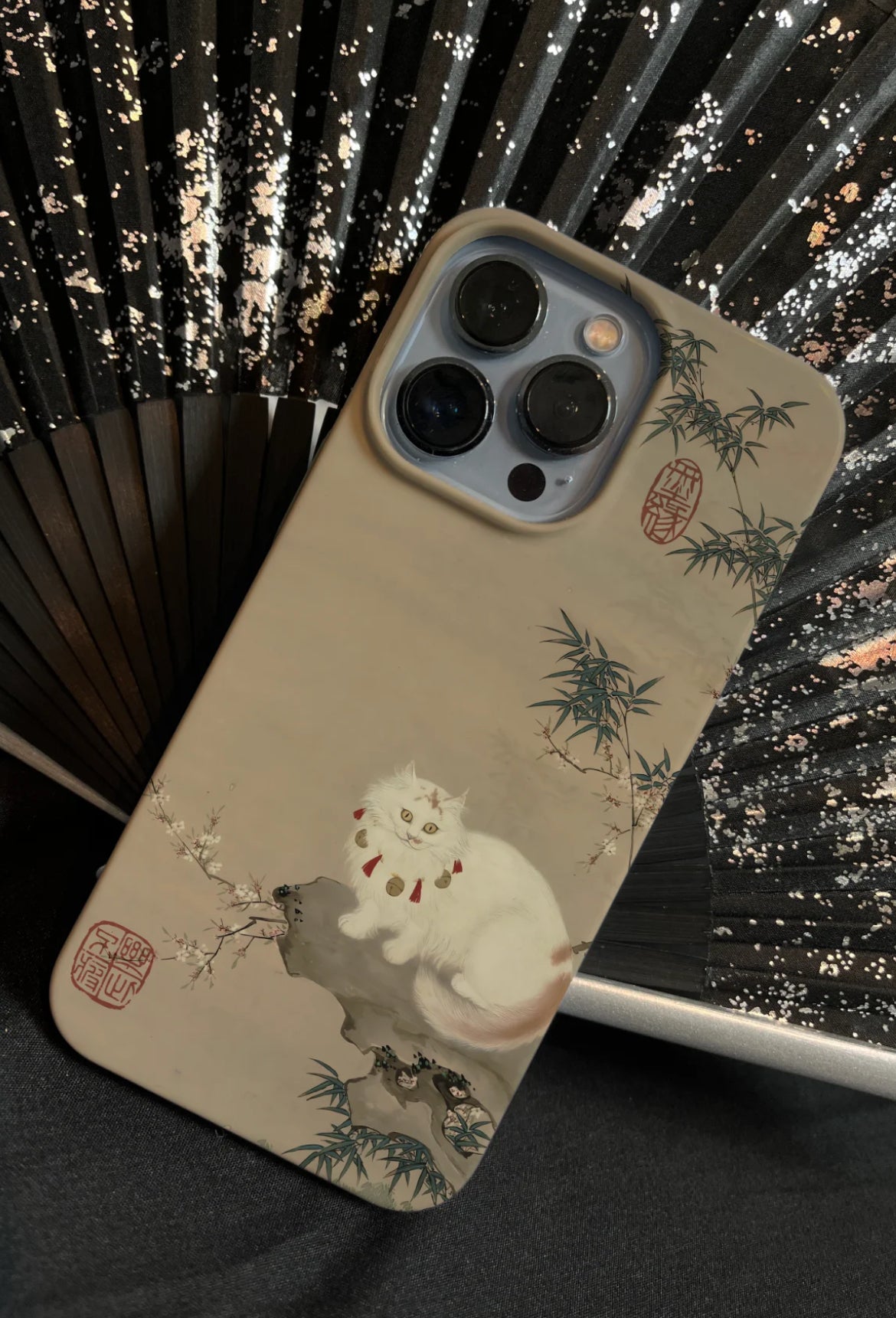 「Chinoiserie」Cat Printed Phone Case