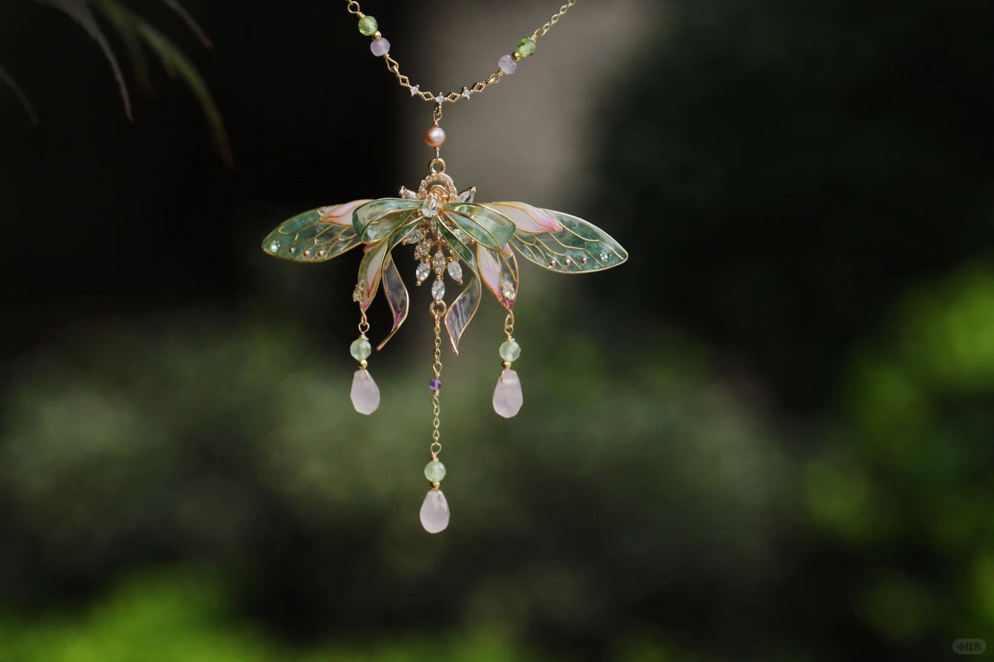 「 Chinoiserie」Cicada Necklace