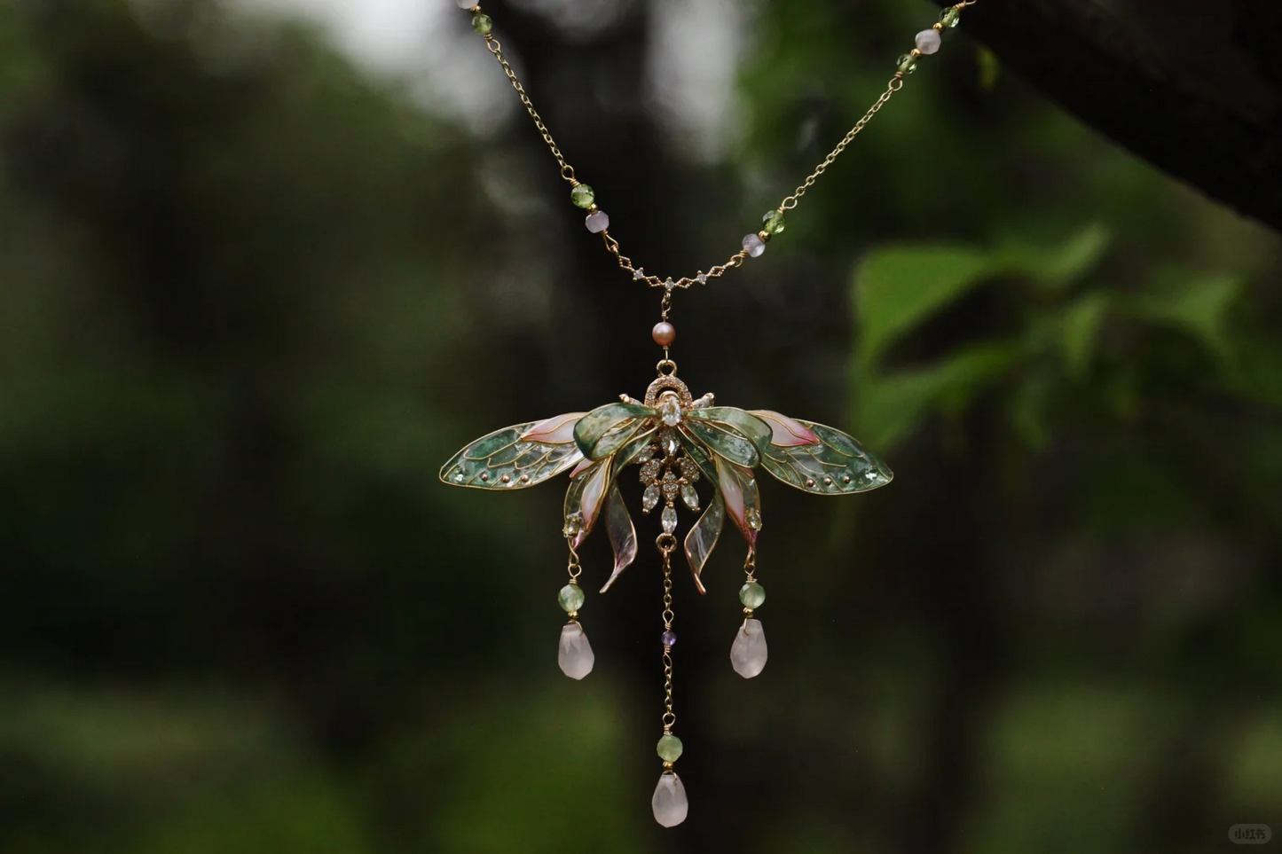 「 Chinoiserie」Cicada Necklace