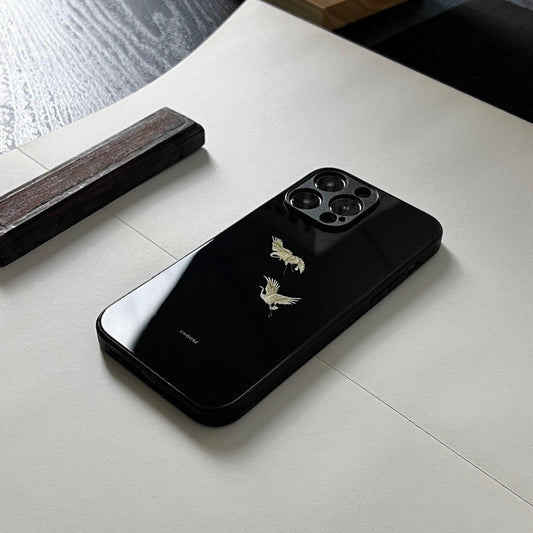 「Chinoiserie」Couple Crane Printed Phone Case