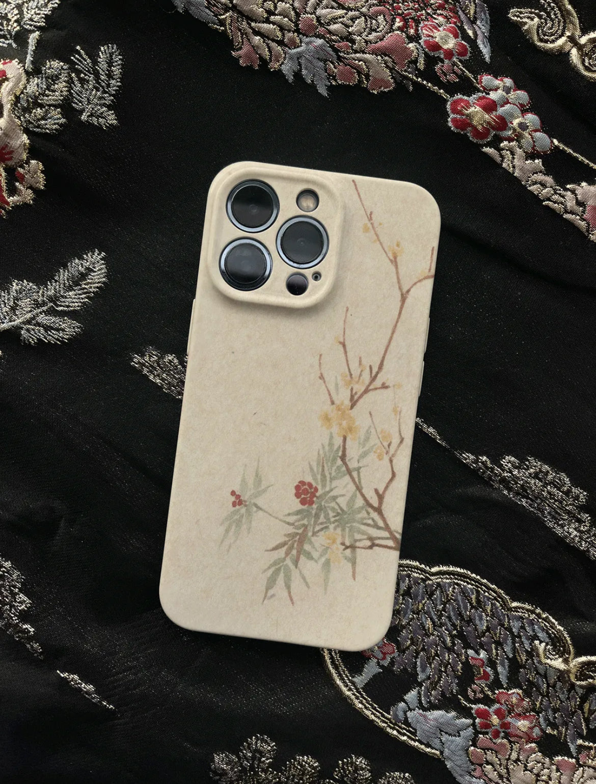 「Chinoiserie」Elegant Bamboo Blossom Phone Case