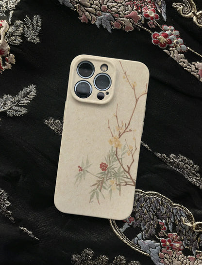 「Chinoiserie」Elegant Bamboo Blossom Phone Case