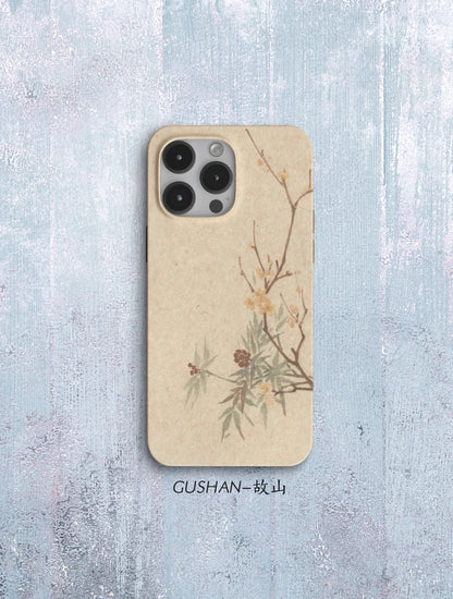 「Chinoiserie」Elegant Bamboo Blossom Phone Case