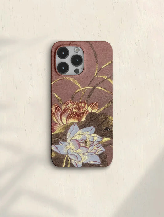 「Chinoiserie」Elegant Lotus Art Phone Case