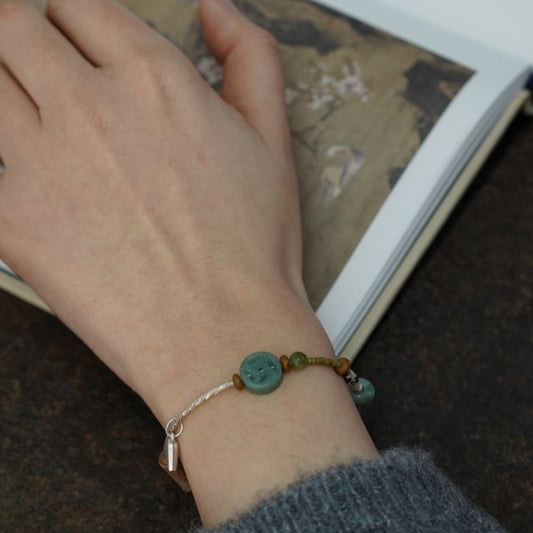 「Chinoiserie」Exotic Beaded Bracelet