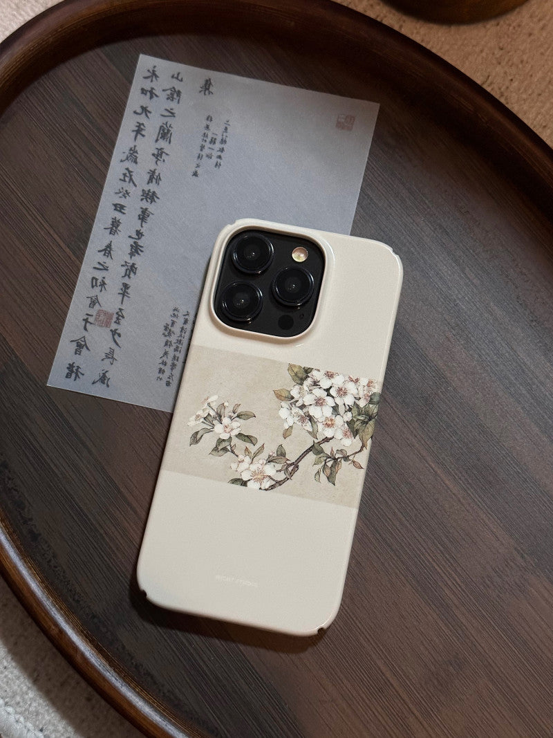 「Chinoiserie」Flower Printed Phone Case