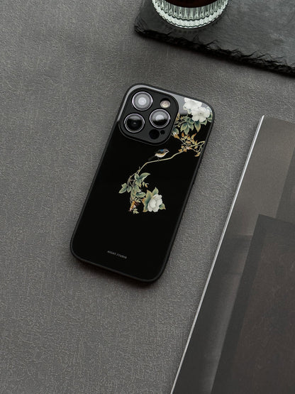 「Chinoiserie」Flowers and Birds Printed Phone Case