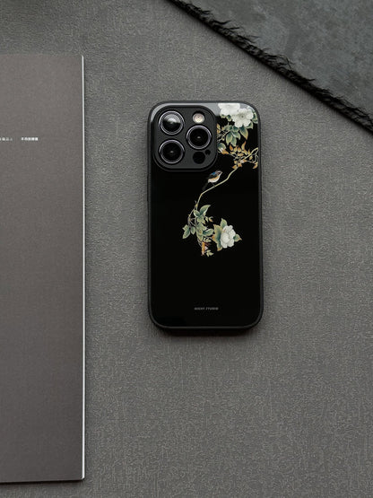 「Chinoiserie」Flowers and Birds Printed Phone Case