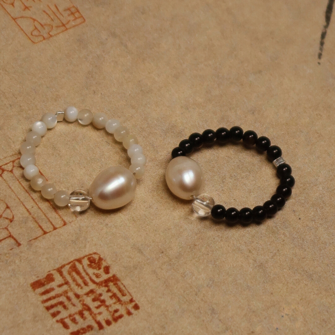 「Chinoiserie」Garden Dream Beaded Ring