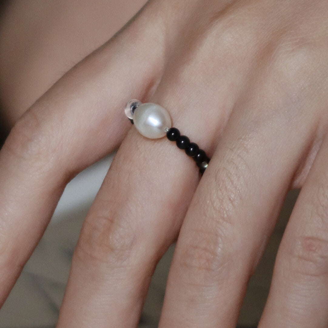 「Chinoiserie」Garden Dream Beaded Ring