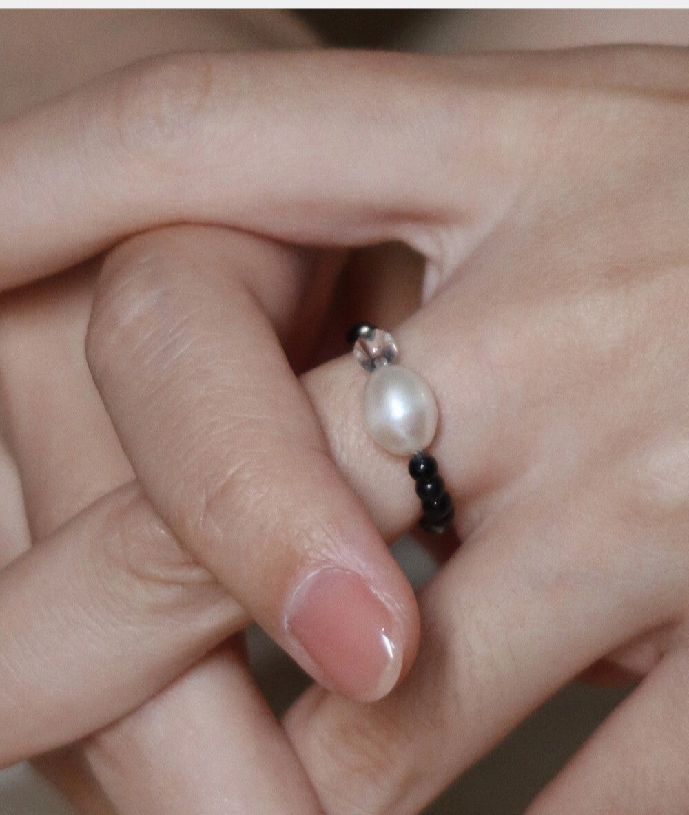 「Chinoiserie」Garden Dream Beaded Ring