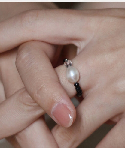 「Chinoiserie」Garden Dream Beaded Ring