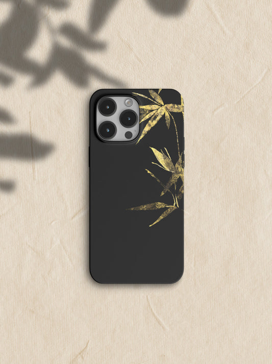 「Chinoiserie」Golden Bamboo Printed Phone Case