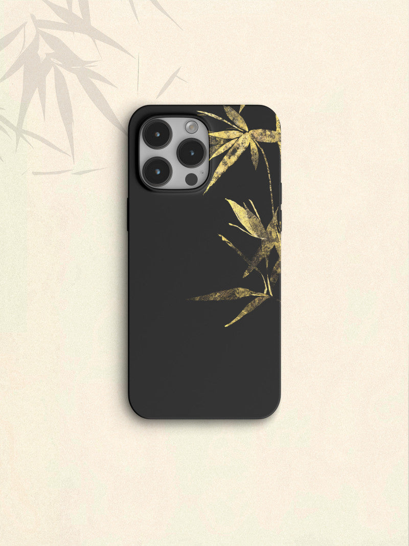 「Chinoiserie」Golden Bamboo Printed Phone Case