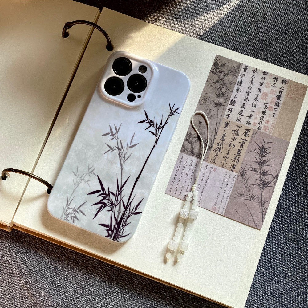 「Chinoiserie」 Green Bamboo Printed Phone Case