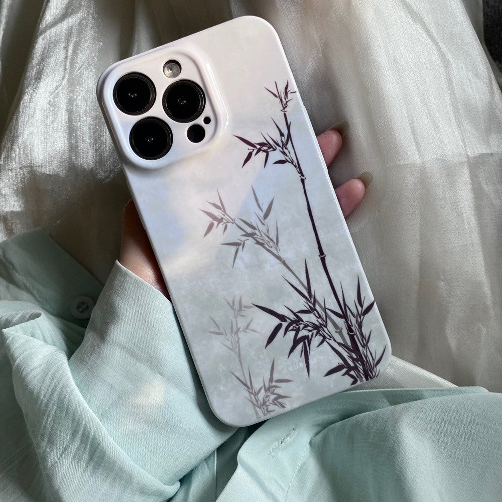 「Chinoiserie」 Green Bamboo Printed Phone Case