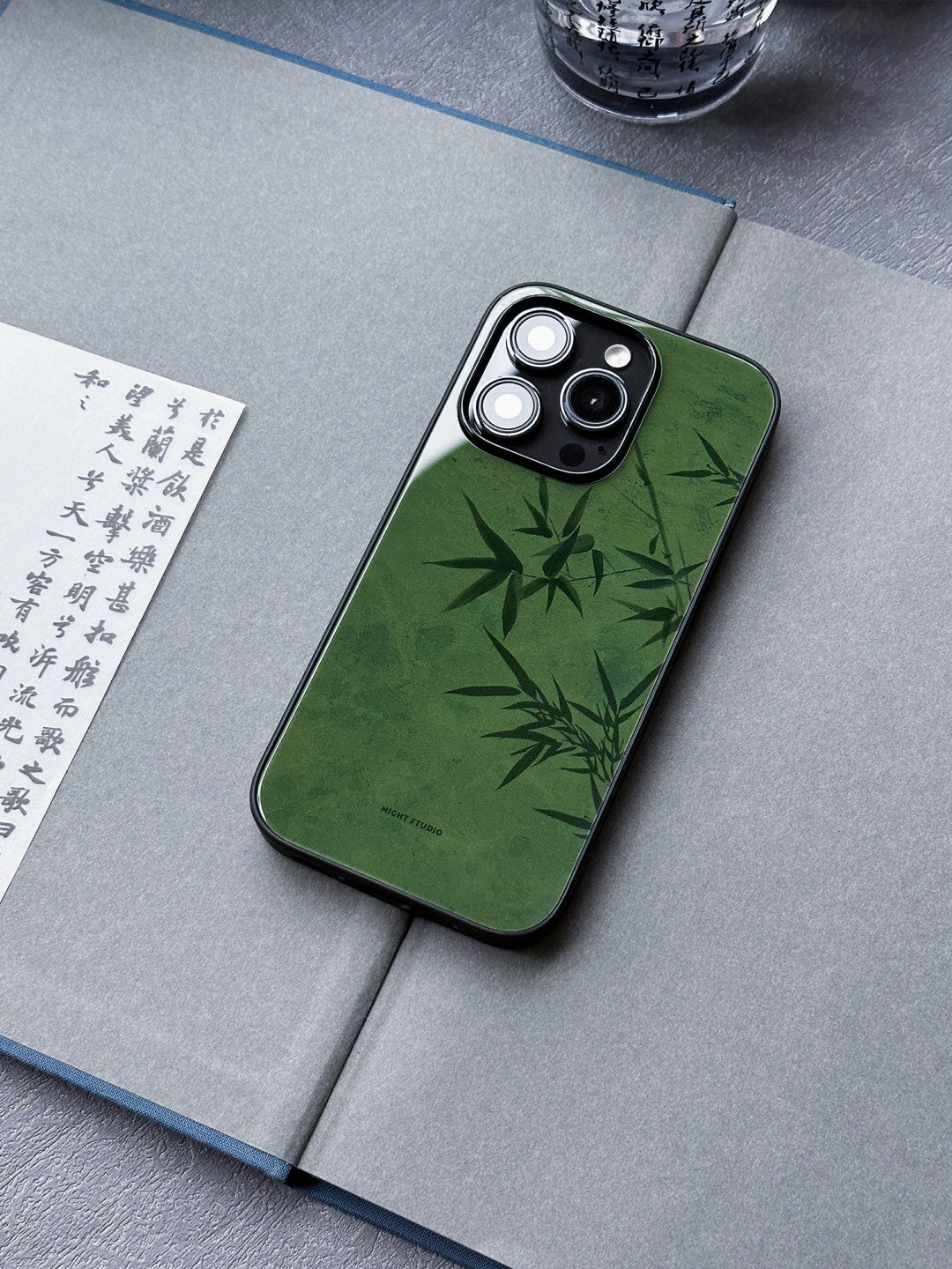 「Chinoiserie」Green Bamboo Traditional Chinese Painting Phone Case