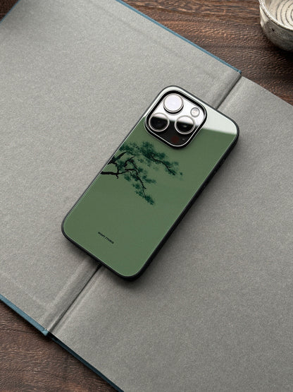 [Chinoiserie] Green Pine Phone Case