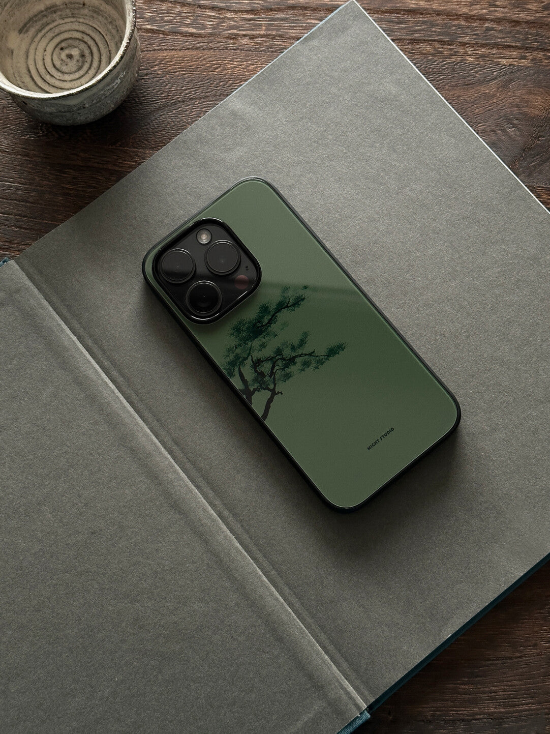 [Chinoiserie] Green Pine Phone Case