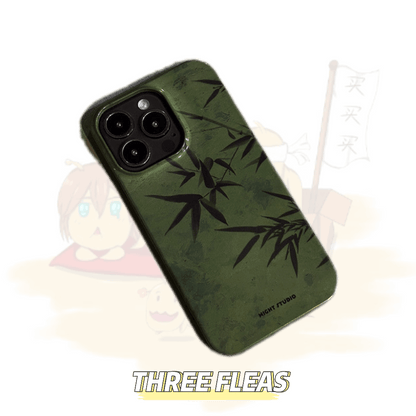 「Chinoiserie」Green Bamboo Traditional Chinese Painting Phone Case