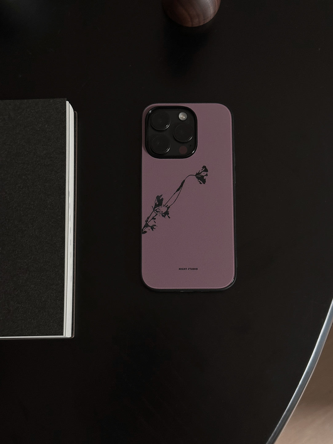 [Chinoiserie]Hibiscus Purple Printed Phone Case
