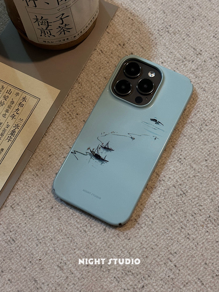 [Chinoiserie]Lake Serenity Printed Phone Case