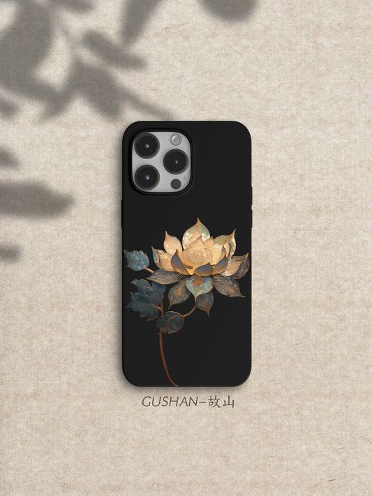 「Chinoiserie」Lotus Printed Phone Case