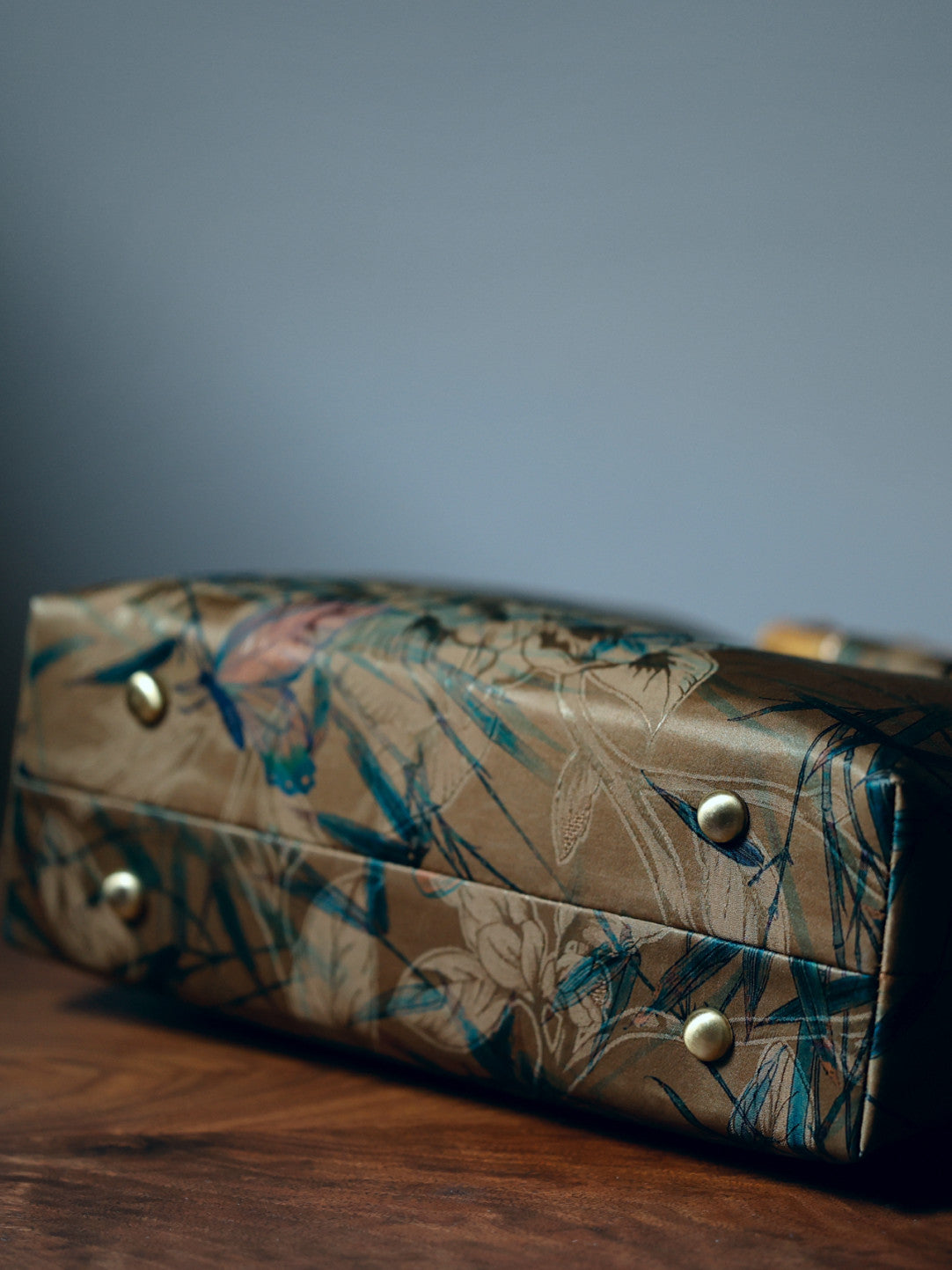[Chinoiserie] Luxury Circular Bamboo Handle Handbag