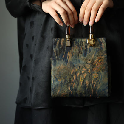 [Chinoiserie] Luxury Late Autumn Summer Grass Silk Bag