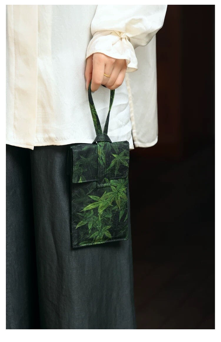 [Chinoiserie] Luxury Silk Phone Pouch