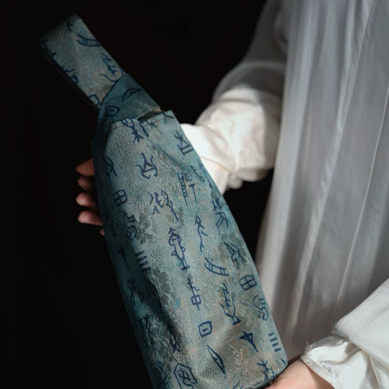 [Chinoiserie] Luxury Silk Portable Water Bottle Pouch
