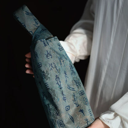 [Chinoiserie] Luxury Silk Portable Water Bottle Pouch