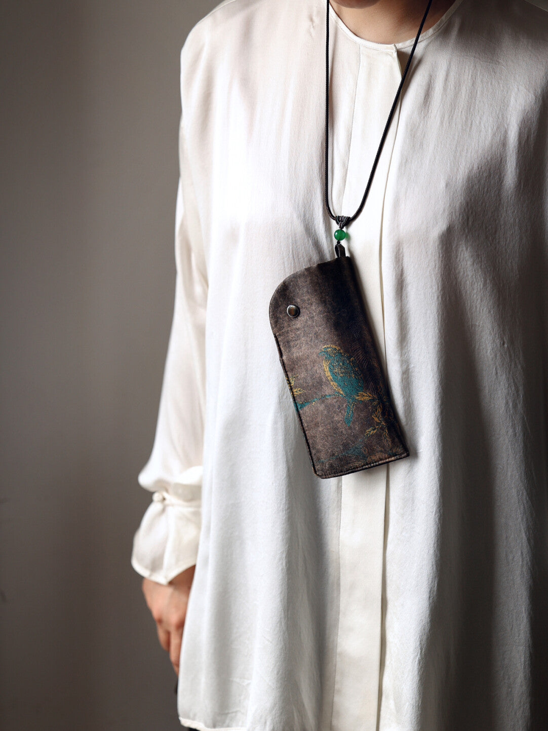 [Chinoiserie] Luxury Silk Sunglasses Bag