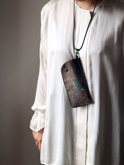 [Chinoiserie] Luxury Silk Sunglasses Bag