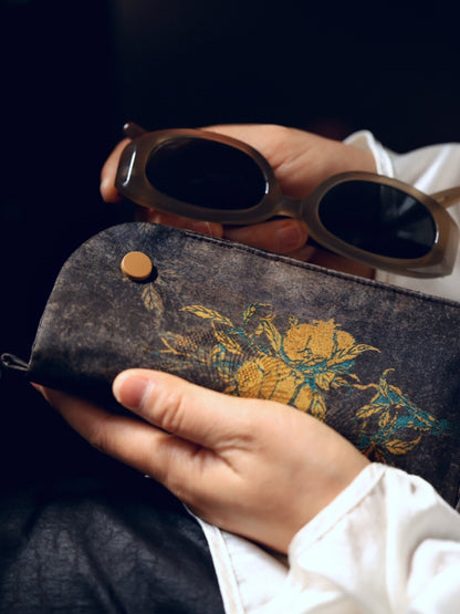 [Chinoiserie] Luxury Silk Sunglasses Bag