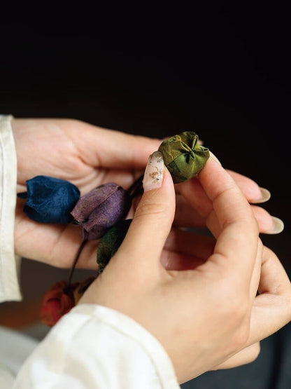 [Chinoiserie] Luxury Silk Tulip Hanging