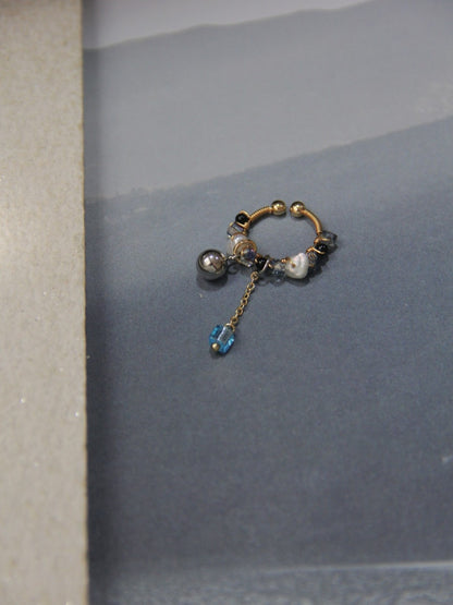 「Chinoiserie」MIYUKI Seed Beads Conch Clips