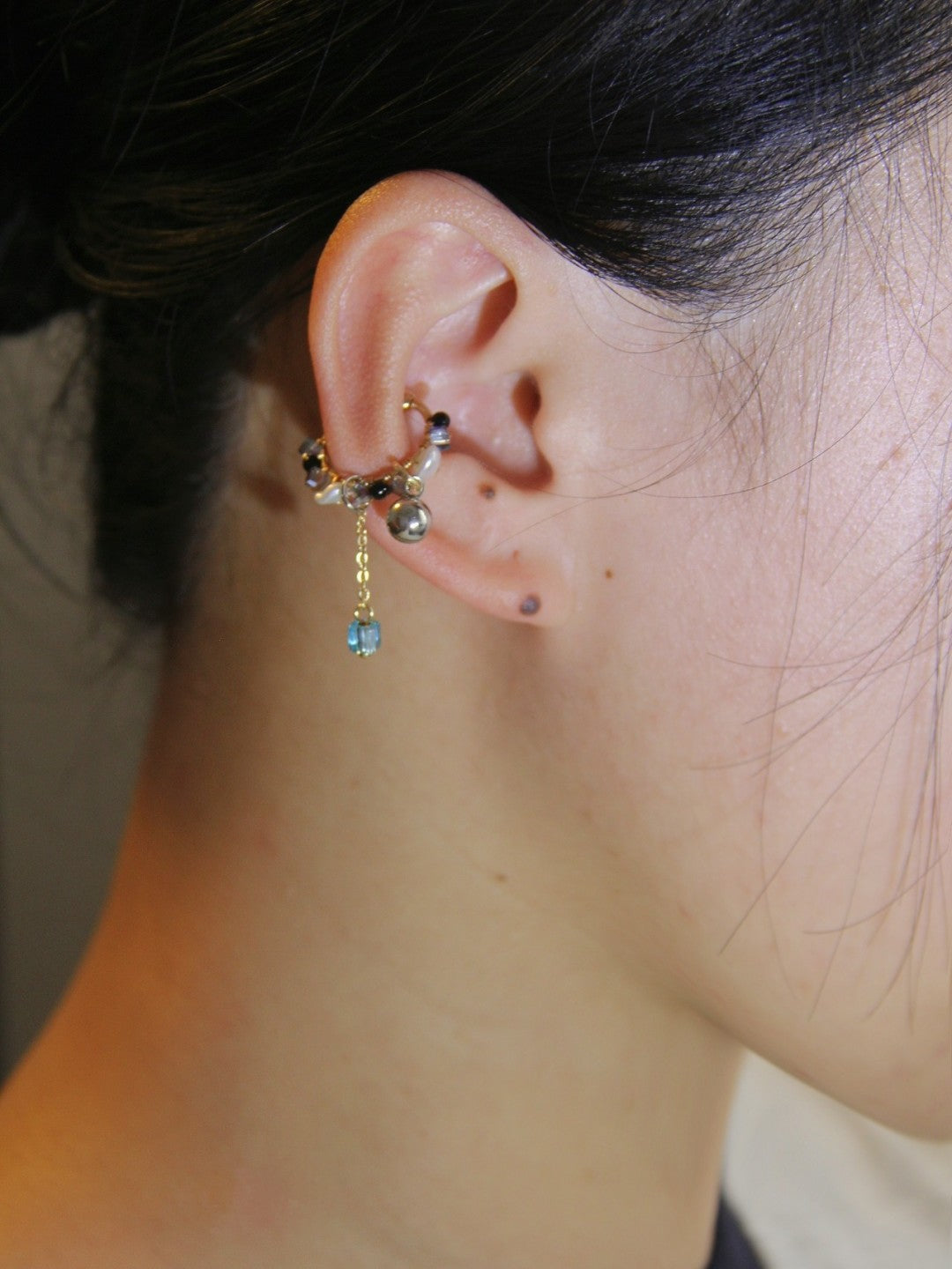 「Chinoiserie」MIYUKI Seed Beads Conch Clips