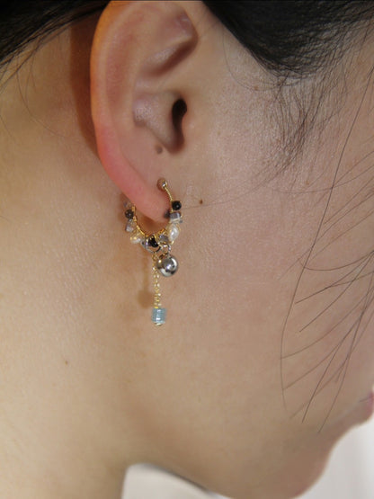 「Chinoiserie」MIYUKI Seed Beads Conch Clips