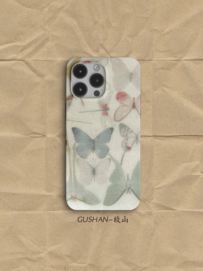 「Chinoiserie」Meticulous Painting Butterfly Phone Case