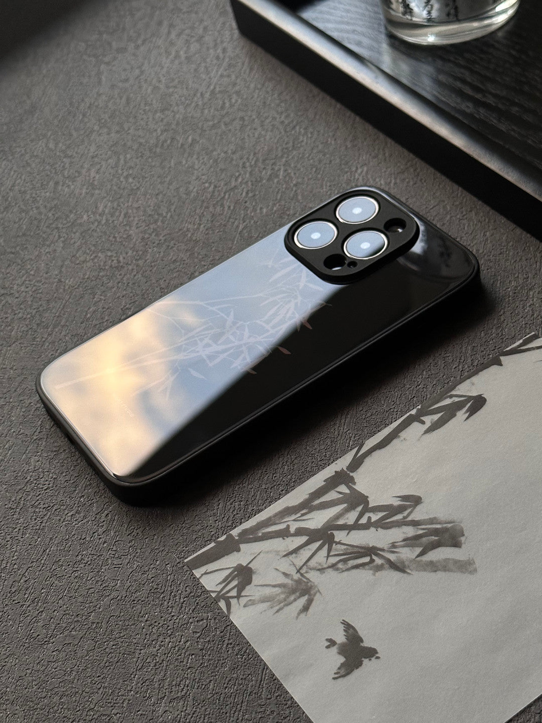 「Chinoiserie」Midnight Bamboo Phone Case