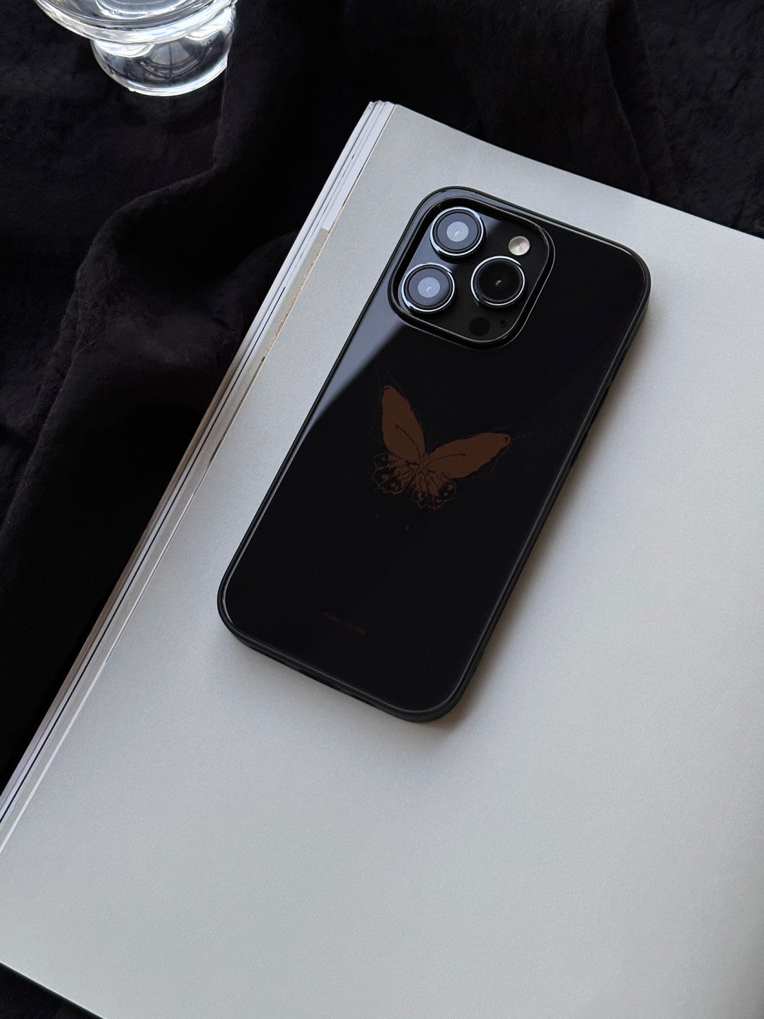 「Chinoiserie」Midnight Butterfly Phone Case