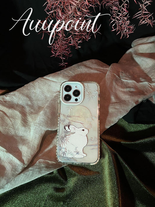 「Chinoiserie」Moon Rabbit Printed Phone Case